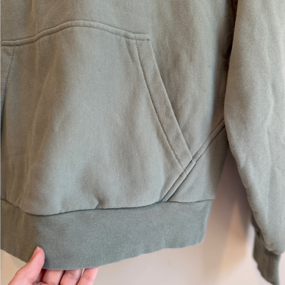Rag and bone quarter zip pullover sweater sage green size XS - Picture 4 of 5